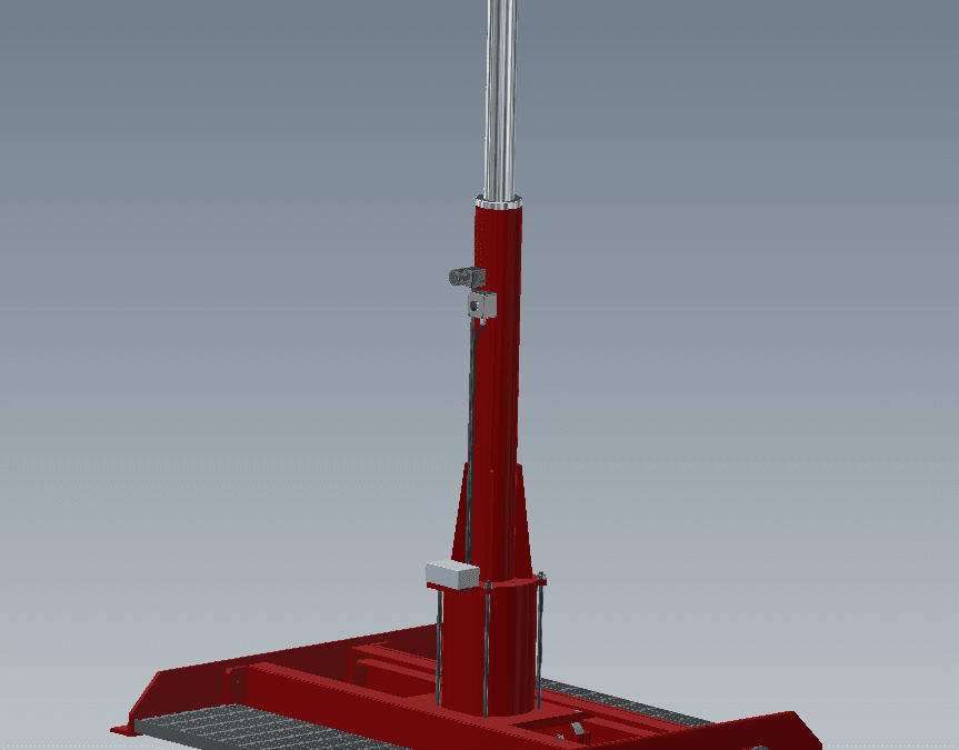 Bodenmontierter Grubenheber 20 Tonnen